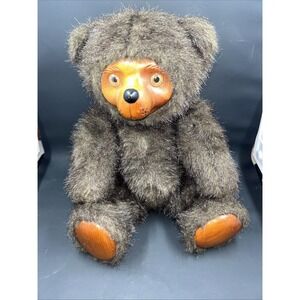 Vintage Applause Robert‎ Raikes Wood & Plush Teddy Bear 12 In Jointed